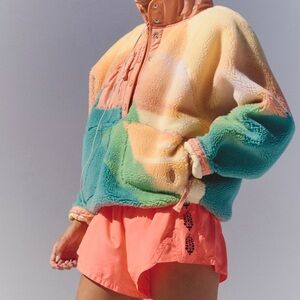 FP Movement Free People Hit the Slopes Printed Fleece Pullover